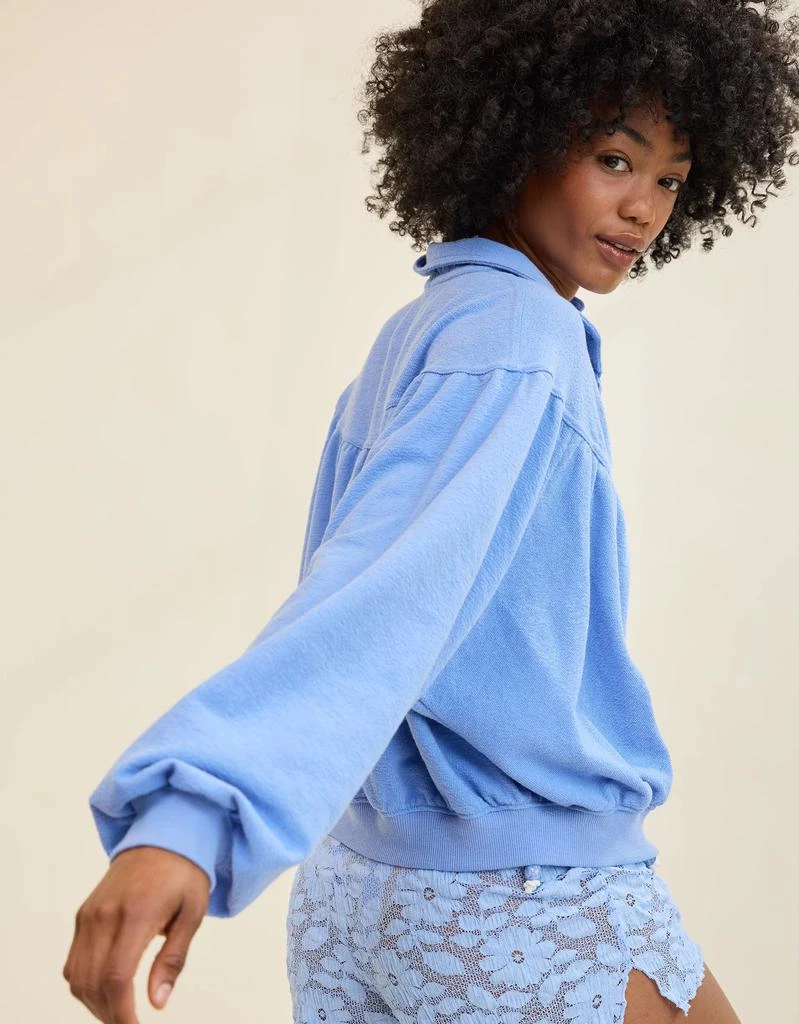 Aerie Aerie Soft Life Button Sweatshirt 1