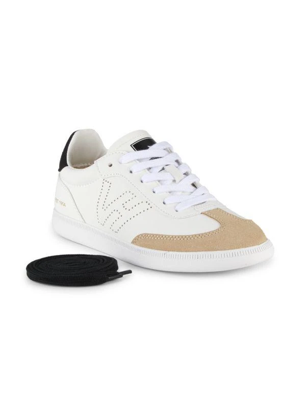 Vintage Havana Low-Top Wingtip Sneakers 6