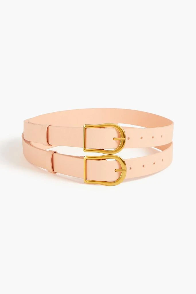 Kurt Geiger Multikeeper Belt Size S/M New KURT GEIGER LONDON Contrast Multi Keeper Leather Belt  main image 2