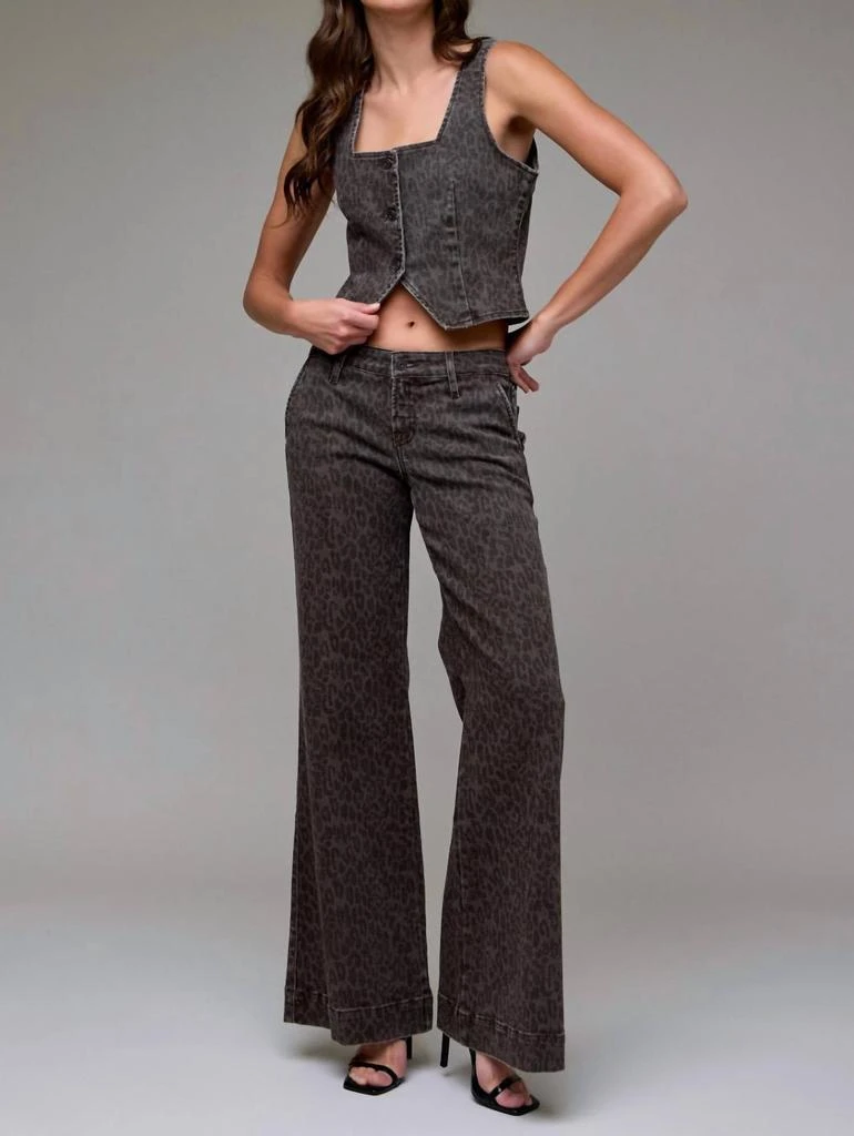 HIDDEN Hidden - Low Rise Stretch Flare Jeans