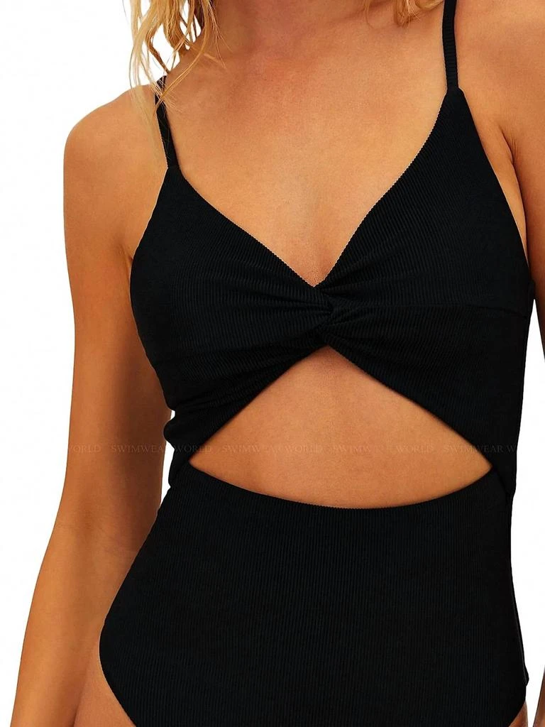 Beach Riot Annalisa One-Piece Swimsuit In Black 4