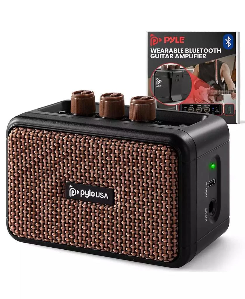 Pyle 5W Portable Mini Electric Guitar Amplifier for Desktop Practice