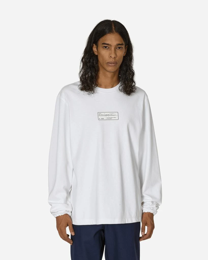 GR10K Incognito 8Oz Longsleeve T-Shirt White 1