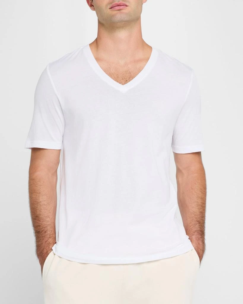 2Xist Men's Pima Cotton 3-Pack V-Neck T-Shirts 4