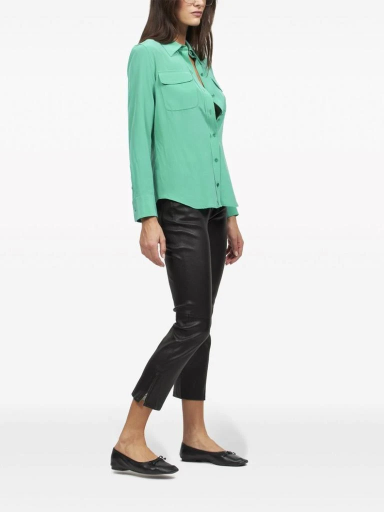 Equipment EQUIPMENT - Slim Fit Silk Shirt 4