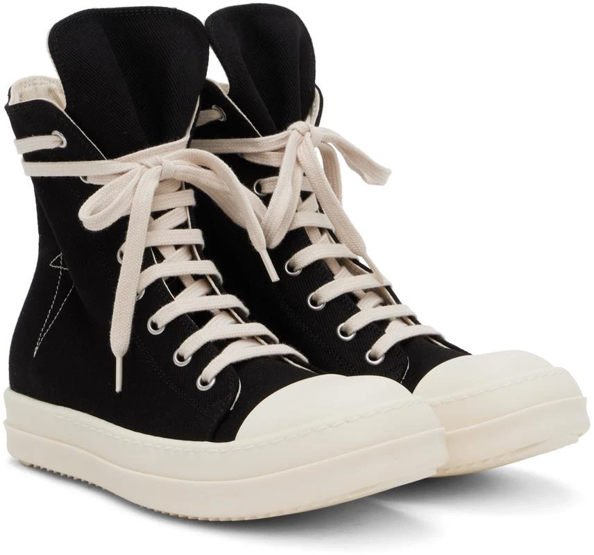 Rick Owens Black Porterville Sneaks Sneakers 4