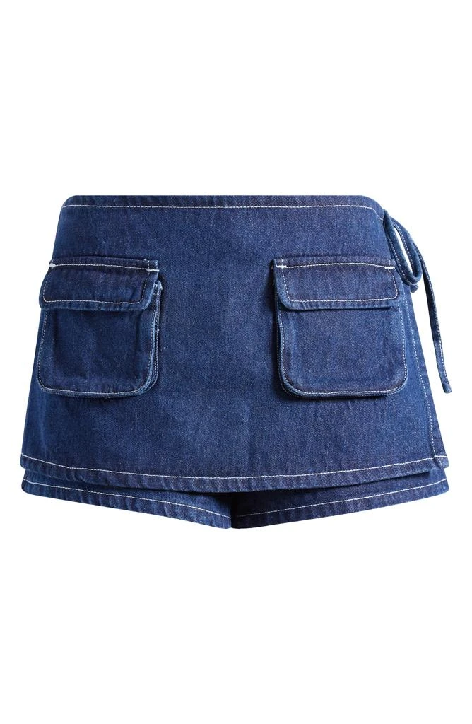 Lioness Countryside Denim Cargo Miniskort 5