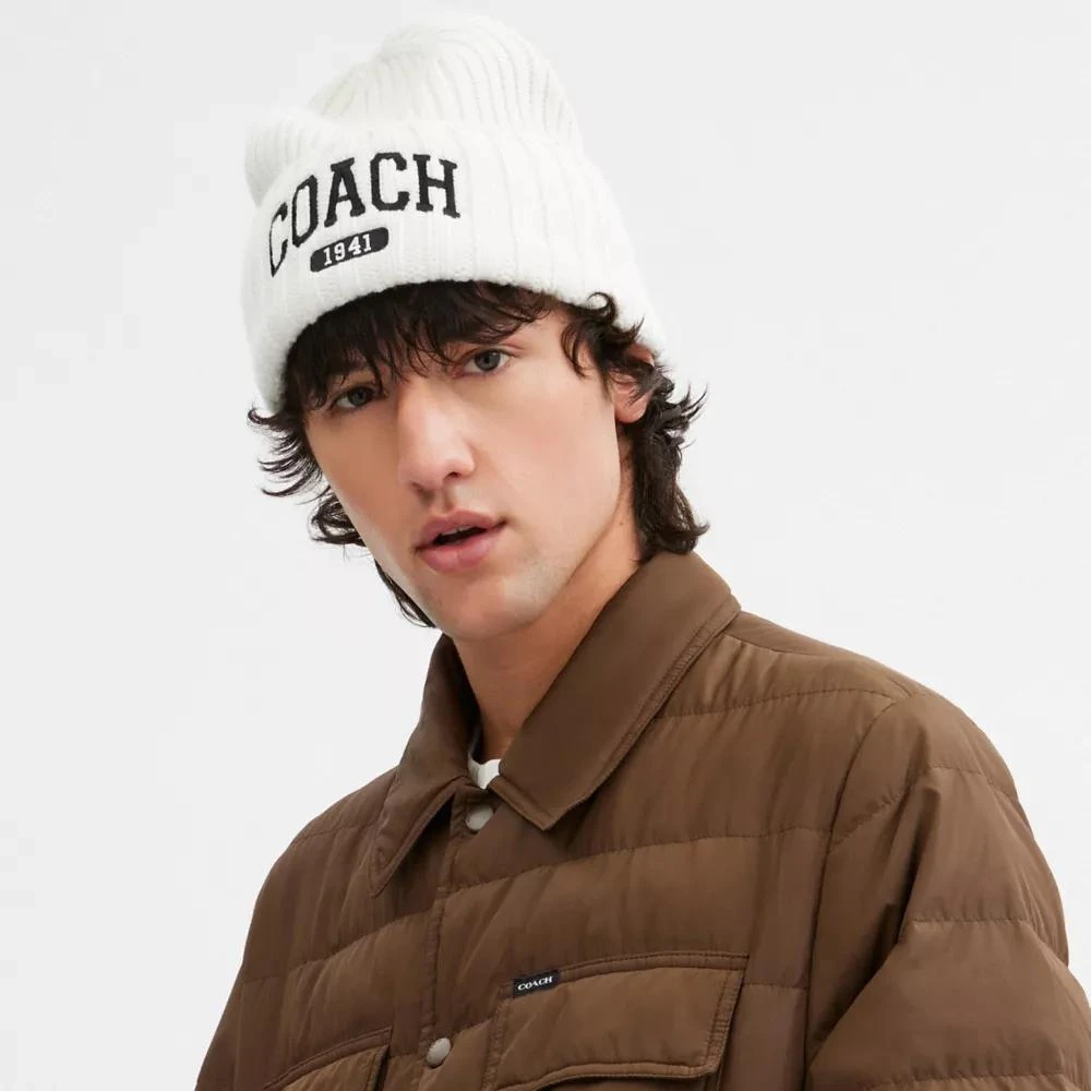 Coach Coach 1941 Embroidered Knit Beanie 3