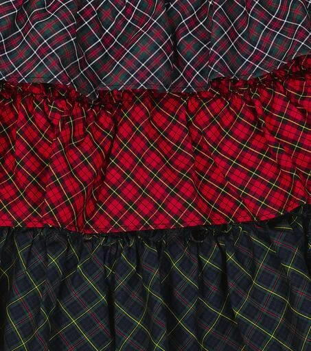 Ralph Lauren Tartan tiered cotton poplin skirt 3