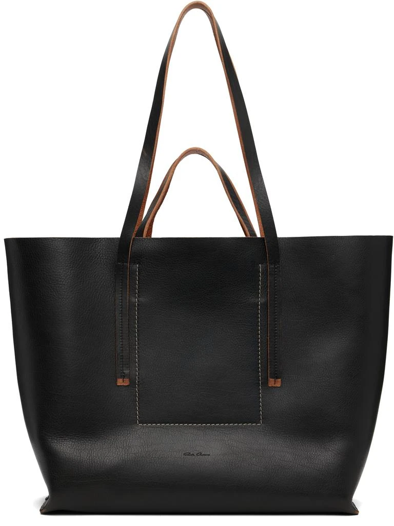 Rick Owens Black Concordians Shopper Tote 1