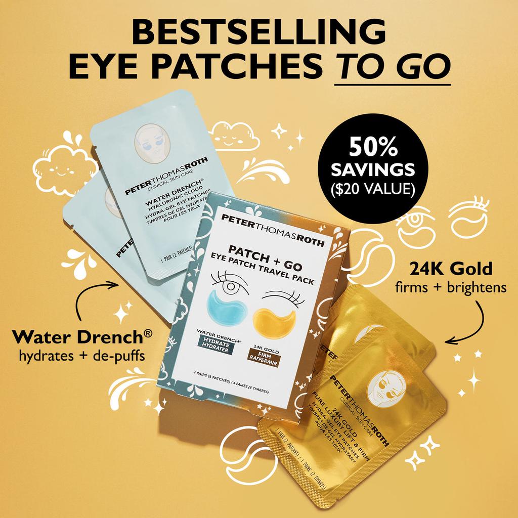 Peter Thomas Roth Patch + Go Eye Patch Travel Pack