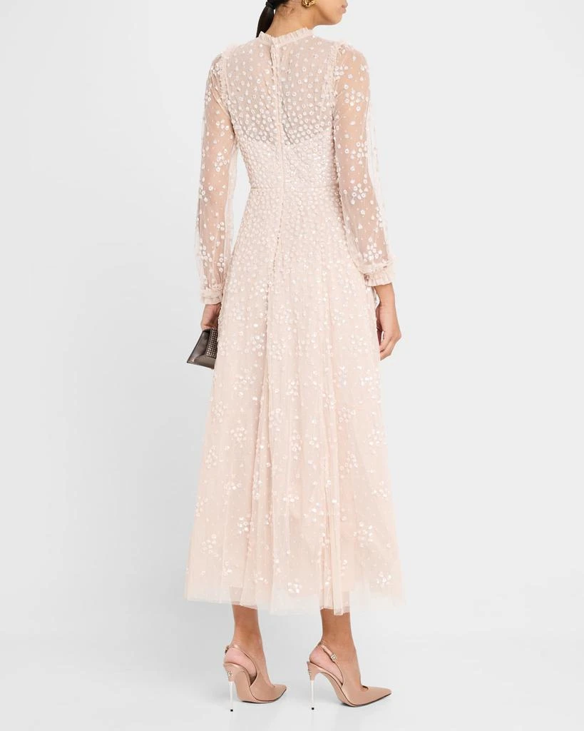 Needle & Thread Leila Sequin Dot Tulle Ankle Gown 3