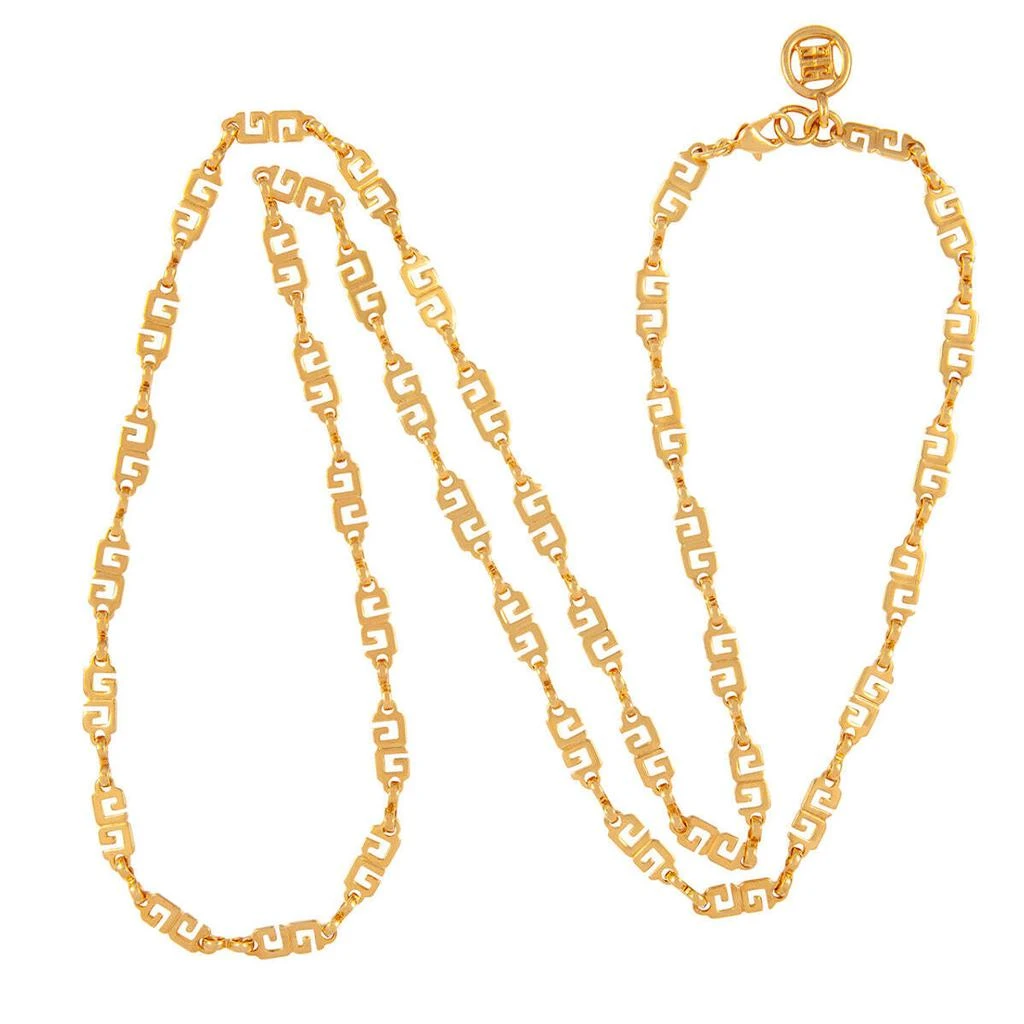 Susan Caplan Vintage 1980s givenchy g link necklace 1