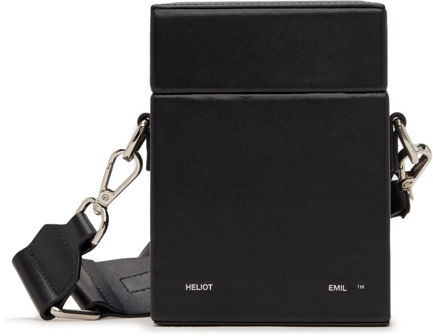Heliot Emil Silver Liquid Metal Maxi Crossbody Bag