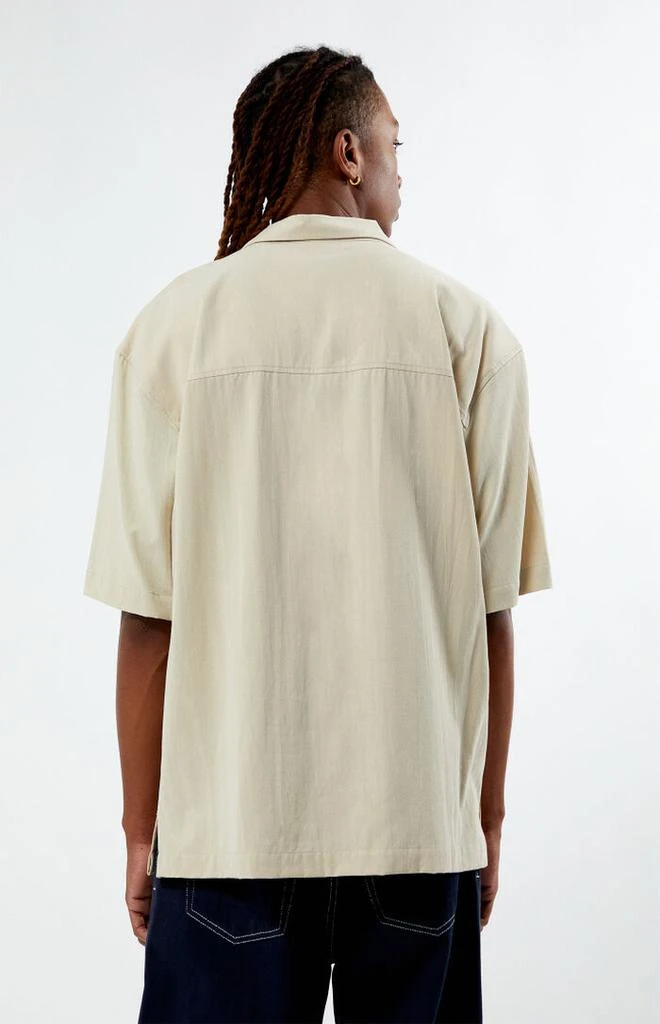 PacSun Suede Tencel Camp Shirt 3