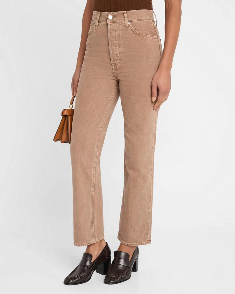 VERONICA BEARD Daniela High-Rise Ankle Straight Jeans 4