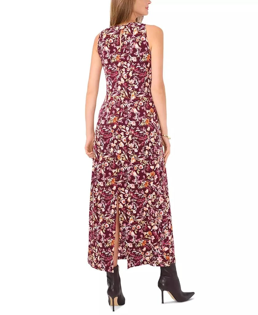 Vince Camuto Women's Floral Sleeveless Keyhole-Back Crewneck Maxi Dress 2