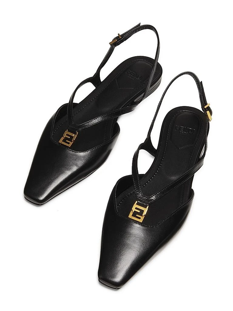Fendi FFold Slingback Flats 4