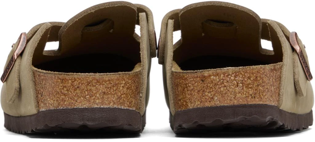 Birkenstock Brown Narrow Boston Oiled Leather Slip-on  display picture 2