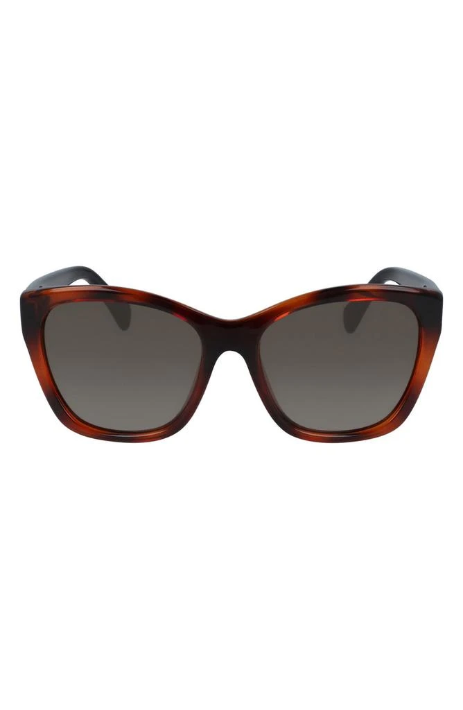 Ferragamo Square Cateye Sunglasses 610gMBSkGoL._AC_SY350_QL65_.jpg main image 2