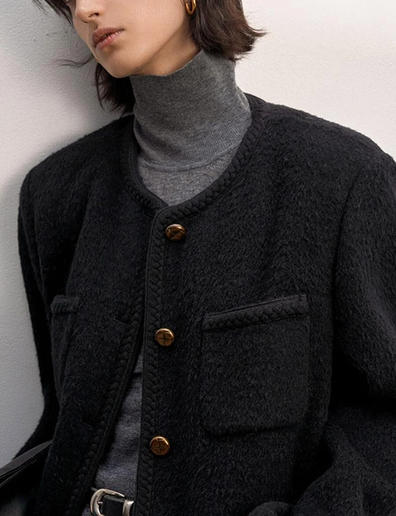 Pixie Market Tweed Button Jacket 2