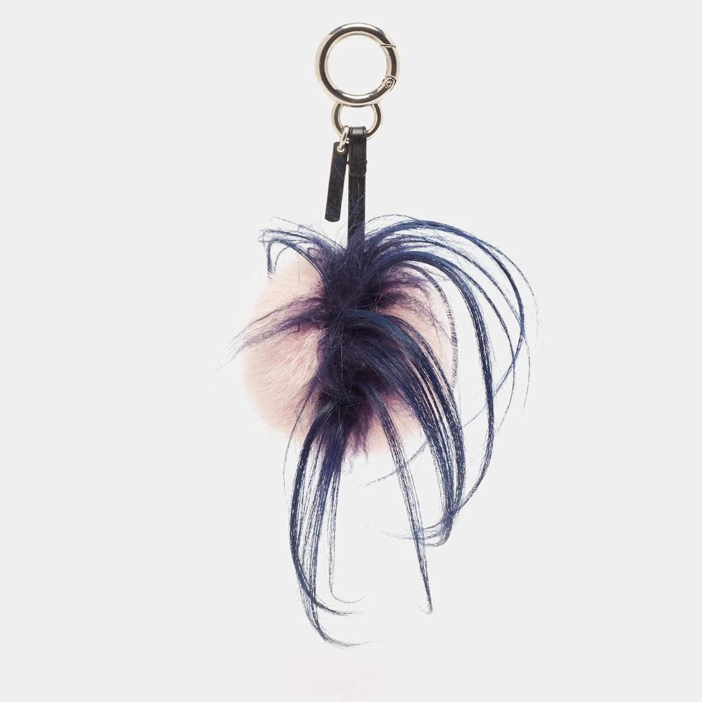 Fendi Fendi Multicolor Mink & Fox Fur QuTweet Birgami Bug Bag Charm 3