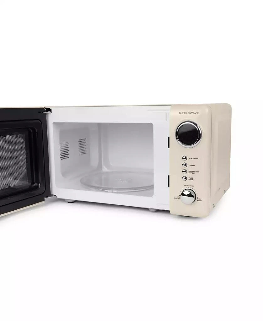 Nostalgia Retro 0.7 Cubic Foot 700 Watt Countertop Microwave Oven 3