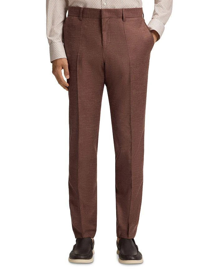 Hugo Boss Melange Solid Slim Fit Suit Pants