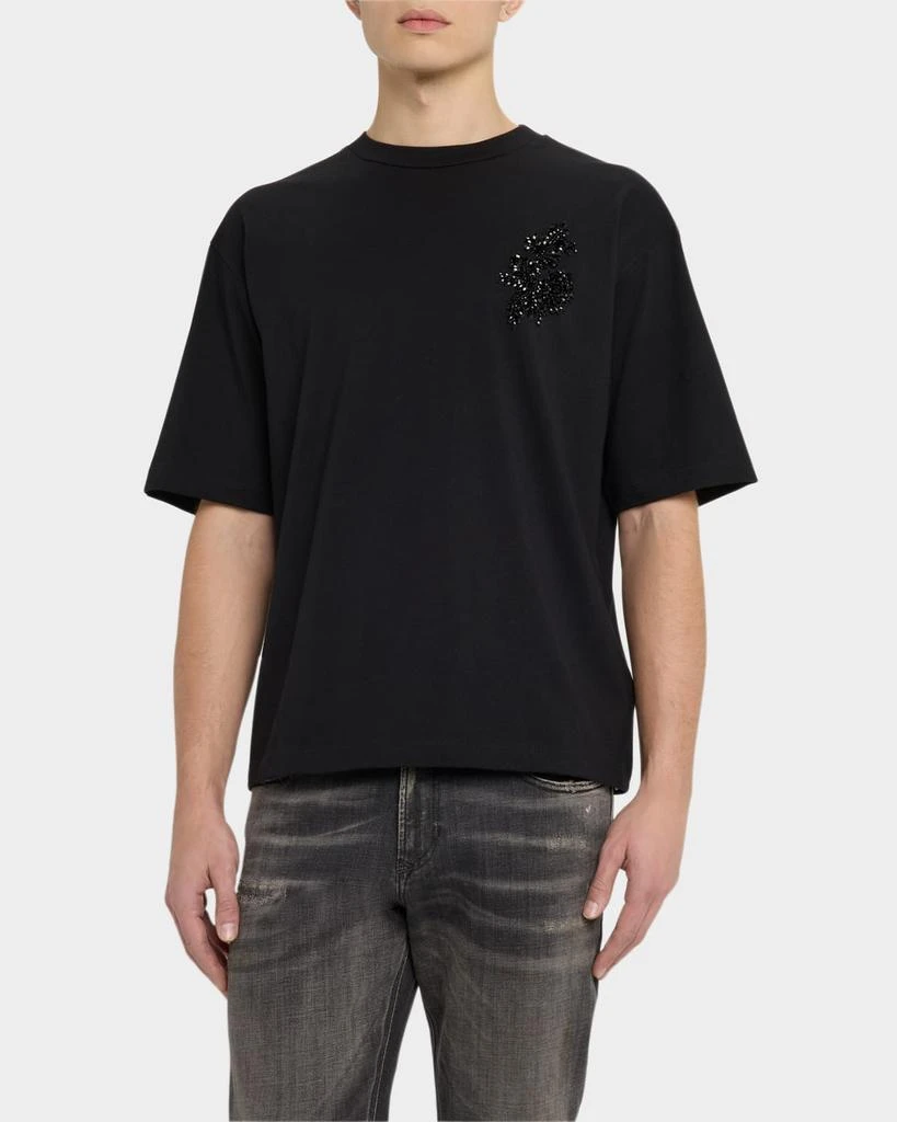 DSQUARED2 Men's Loose-Fit Embroidered T-Shirt 4