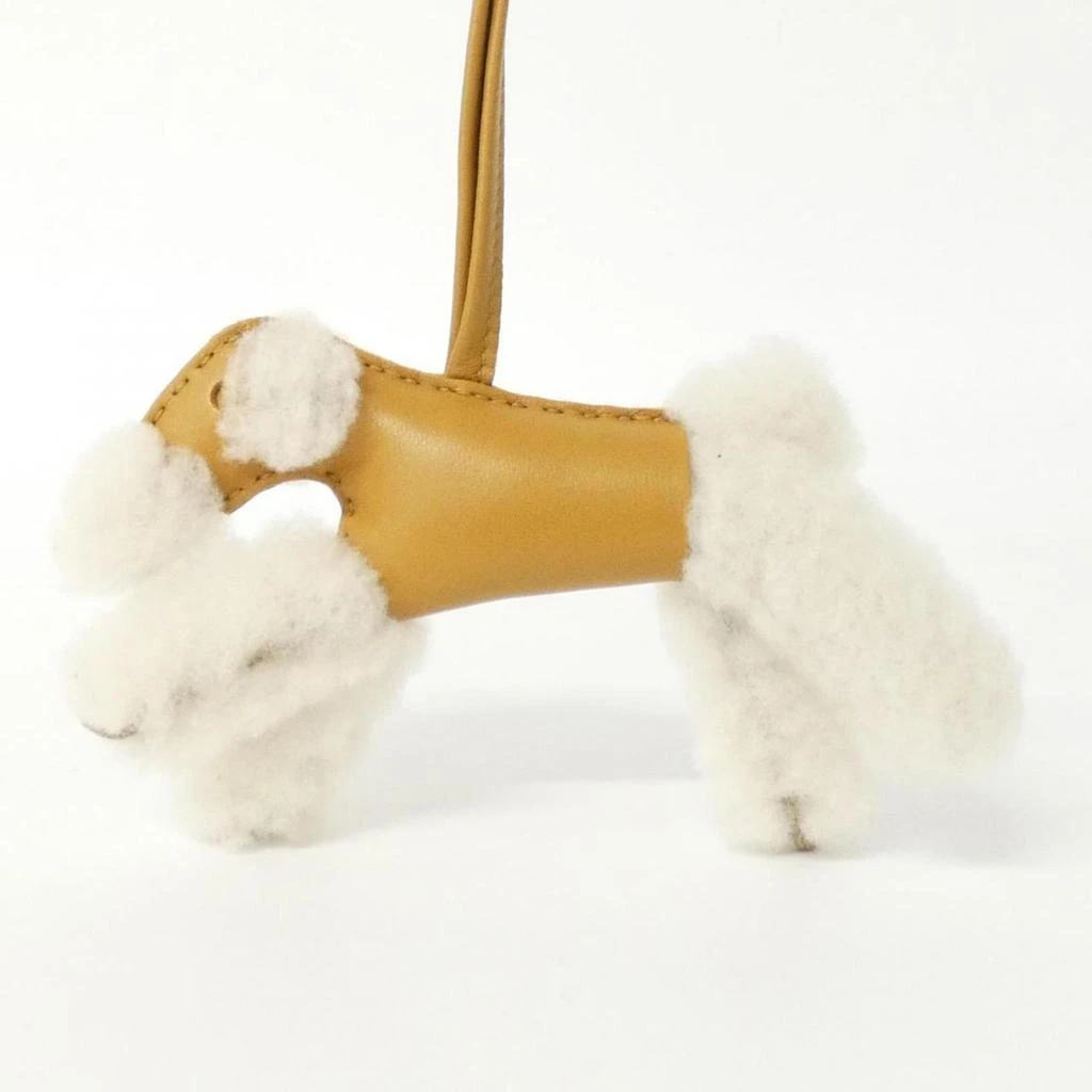 Hermes Ecru Agneau Milo Handbag Charm (Pre-Owned) 2