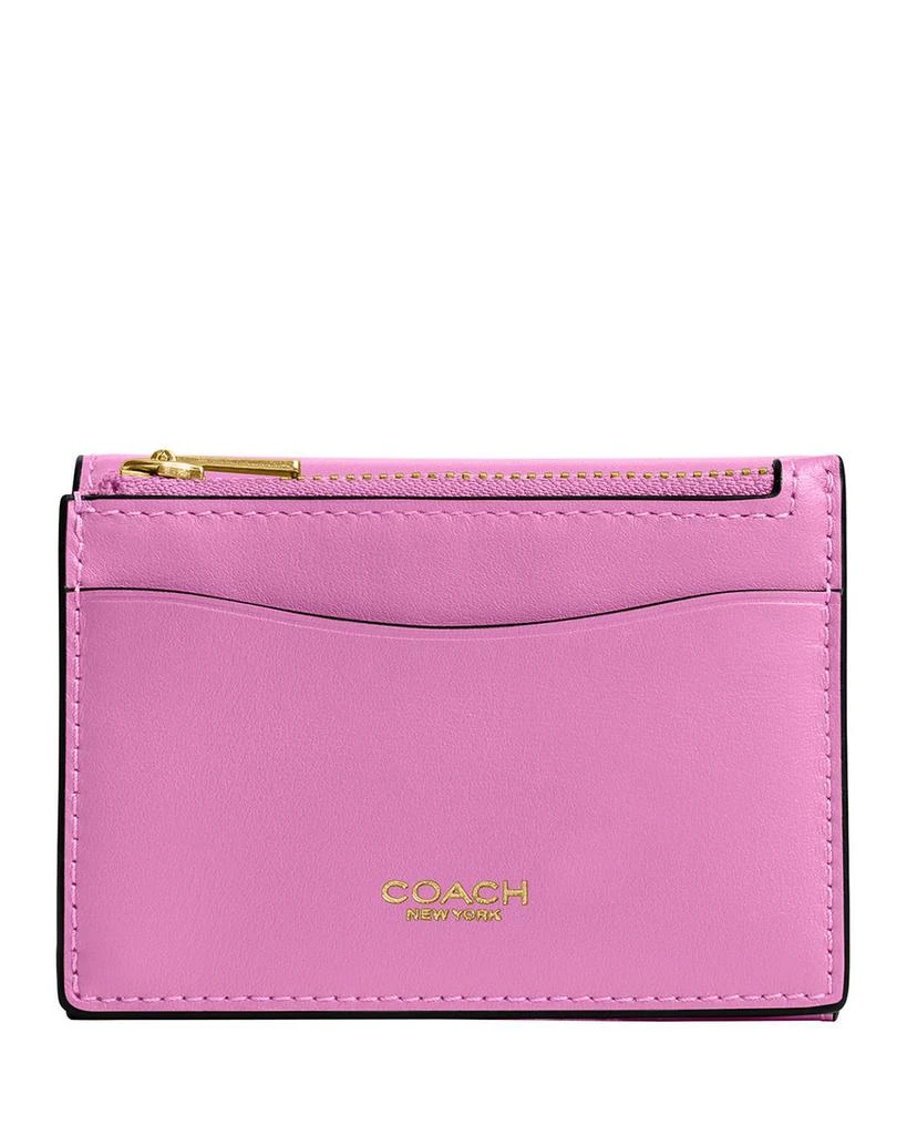 Coach Essential Mini Card Holder Leather Wallet 4