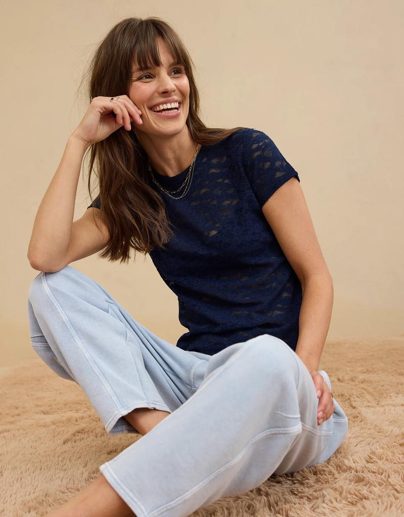 Aerie Aerie Lace Vintage T-Shirt