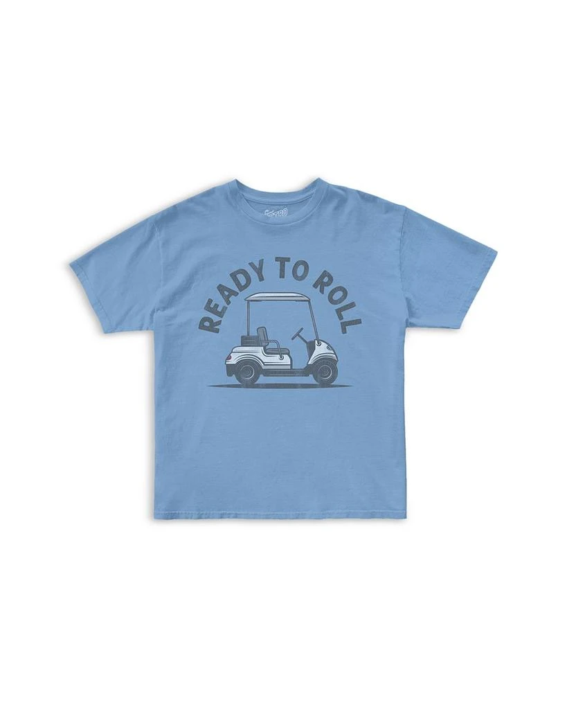 Retro Brand Boys' They See Me Rollin Golf Cart Tee - Little Kid 1
