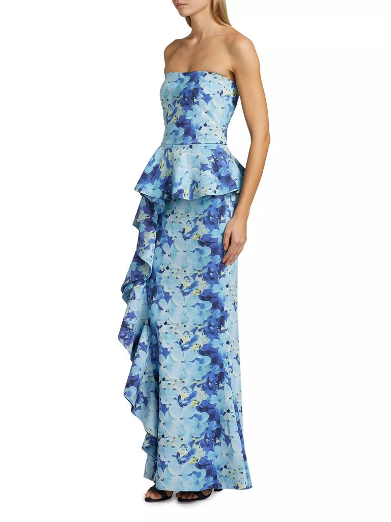Chiara Boni Hafsa Sje Floral Peplum Gown 4