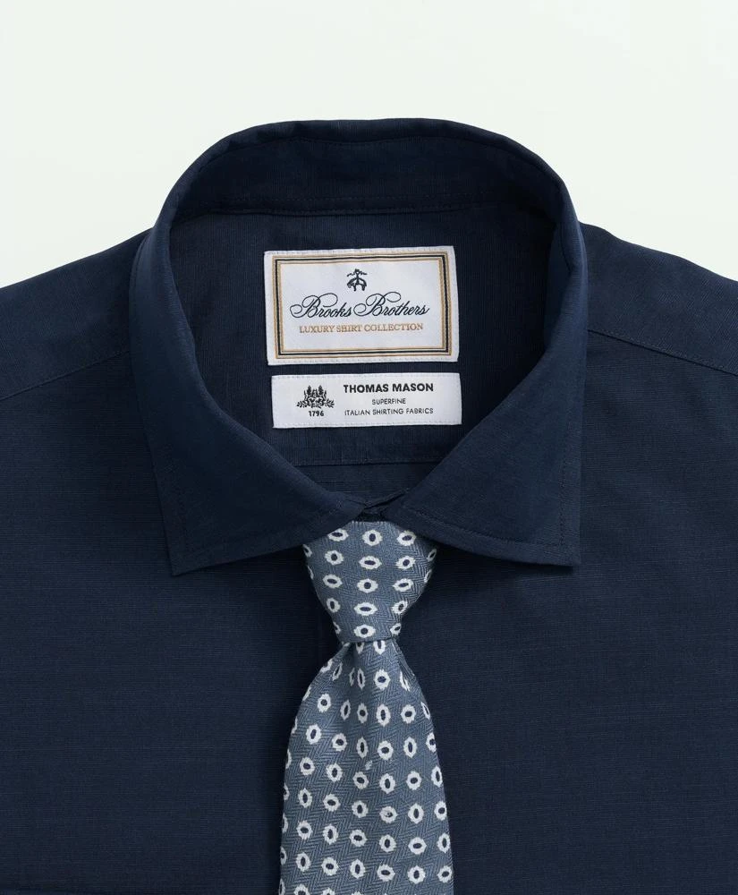 Brooks Brothers X Thomas Mason Cotton-Linen English Collar, Dress Shirt