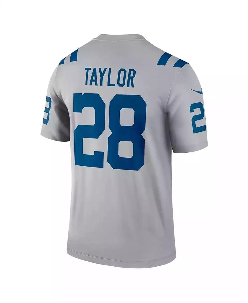NIKE Men's Jonathan Taylor Gray Indianapolis Colts Inverted Legend Jersey 2