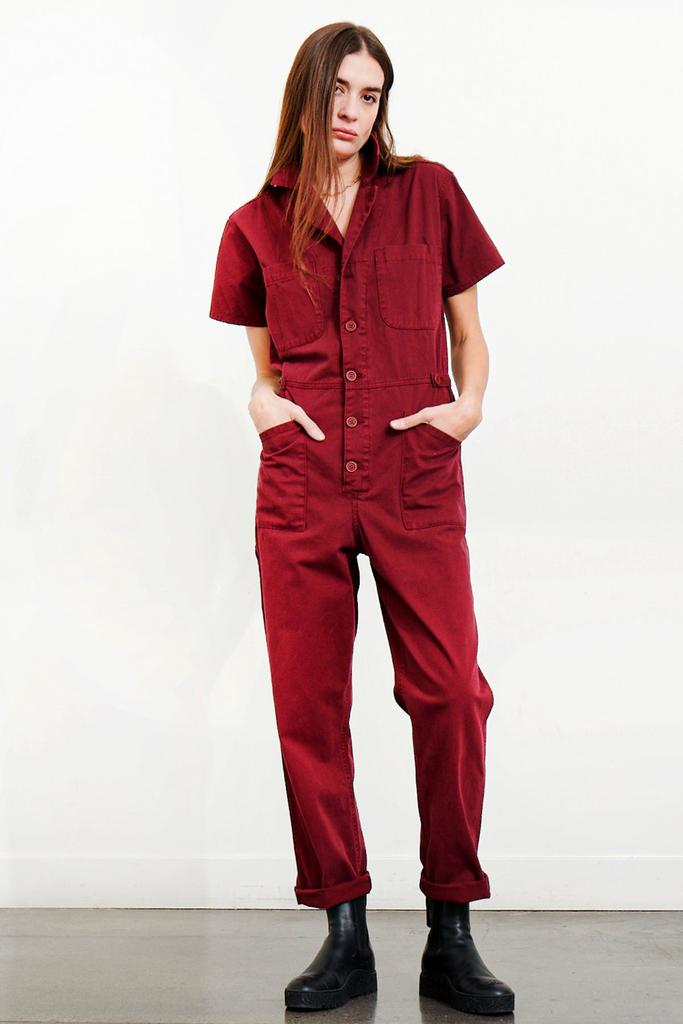 Pistola Denim Grover Short Sleeve Field Suit - Merlot