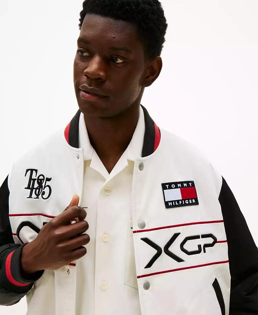 Tommy Hilfiger x APXGP Collection Men's Satin Varsity Jacket 5
