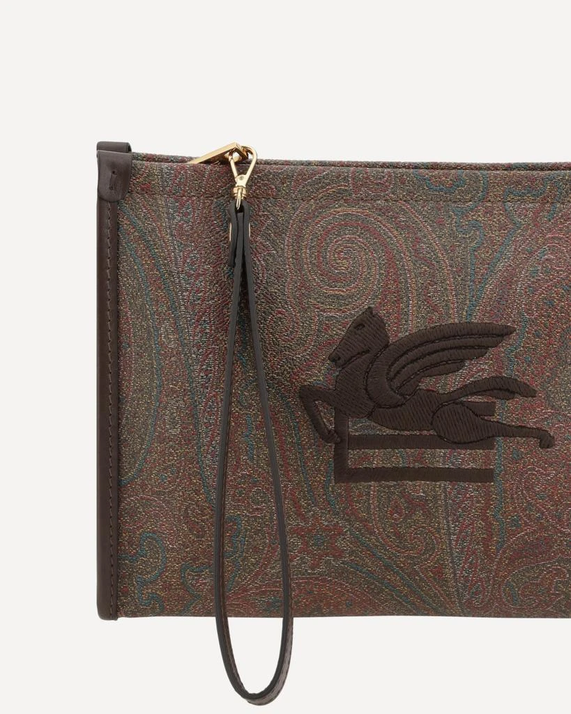 ETRO Pouch bag with Pegaso detail 6