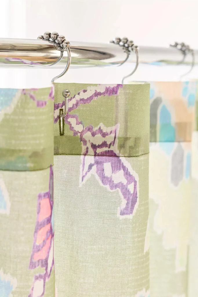 Urban Outfitters Una Abstract Tile Patterned Shower Curtain 3