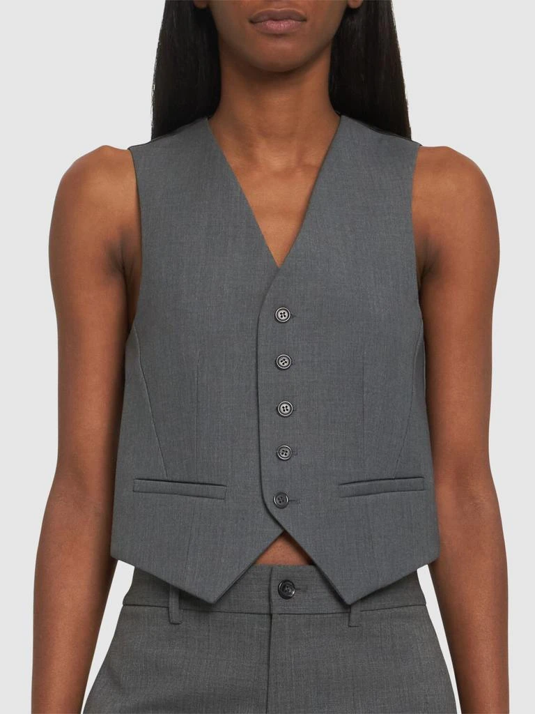 THE FRANKIE SHOP Gelso Lyocell Blend Waistcoat 2