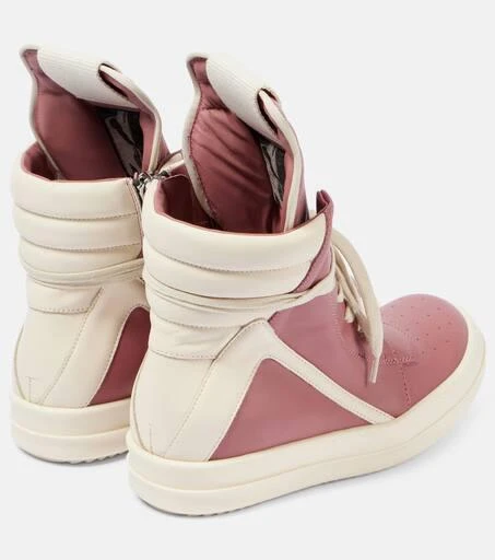 Rick Owens Geobasket leather high-top sneakers 3