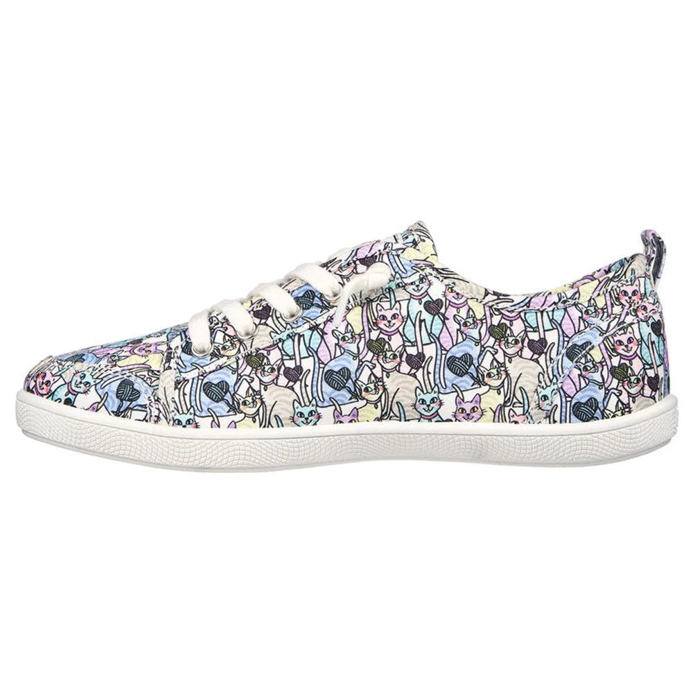 SKECHERS Bobs B Cute Knitting Hearts Graphic Lace Up Sneakers 3