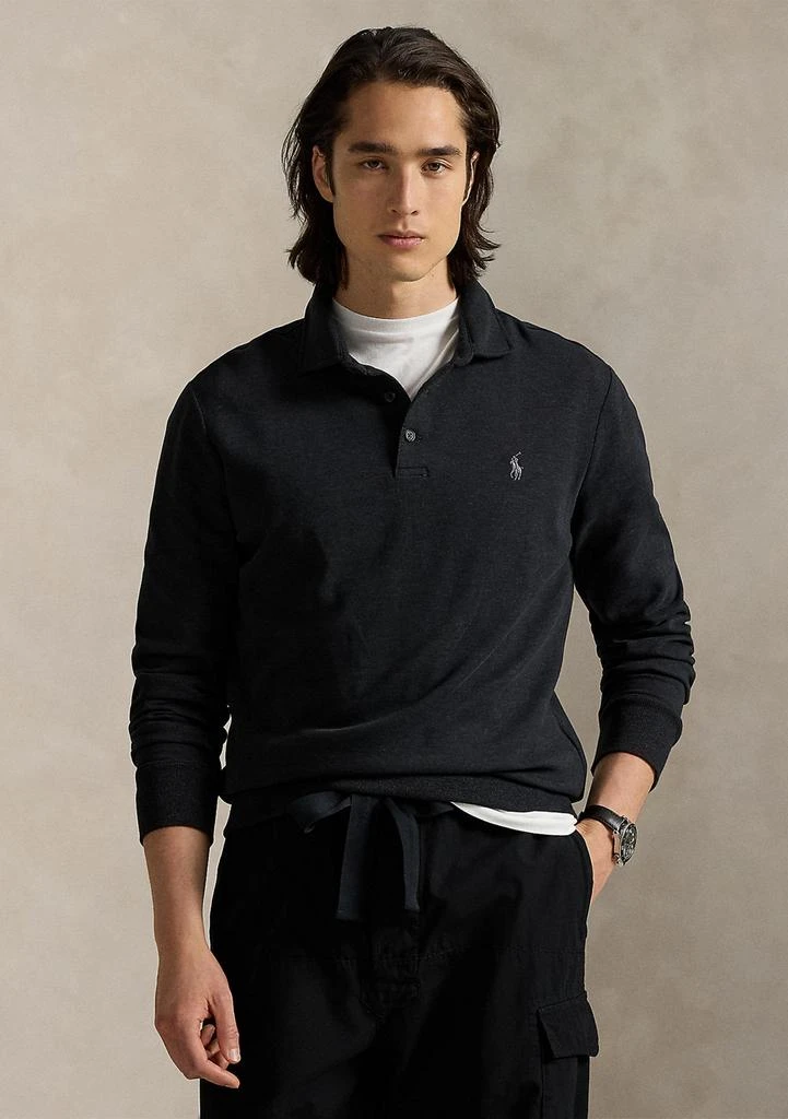 Ralph Lauren Luxury Jersey Polo Collar Pullover 1