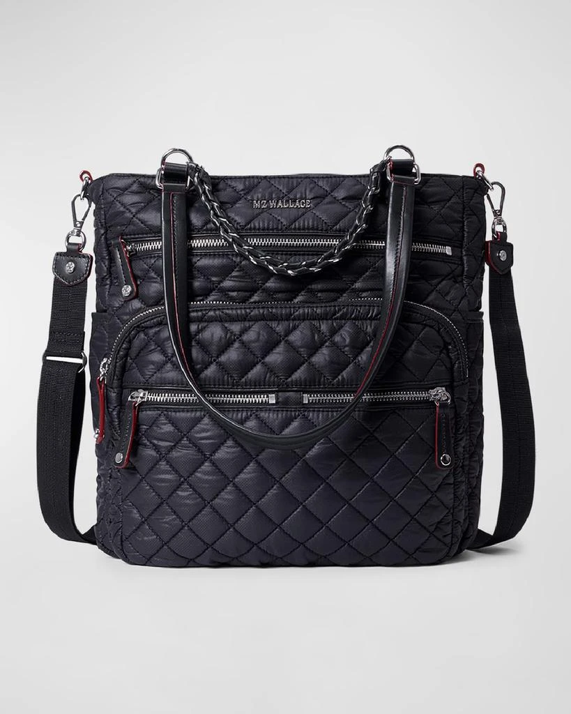 MZ Wallace Crosby Magazine Recycled Nylon Shoulder Bag 1