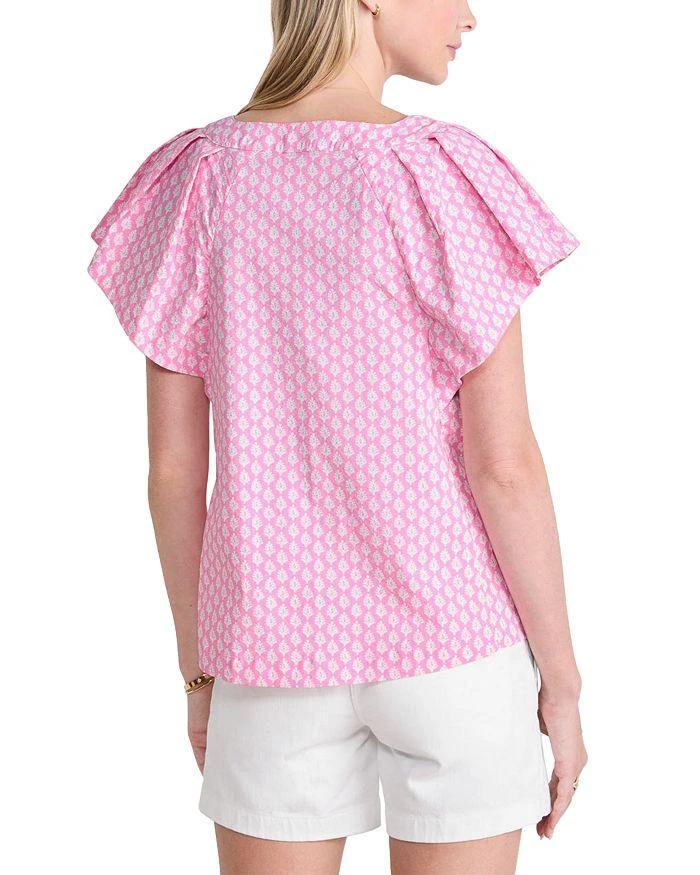 Vineyard Vines Harbor Flutter Sleeve Top 3
