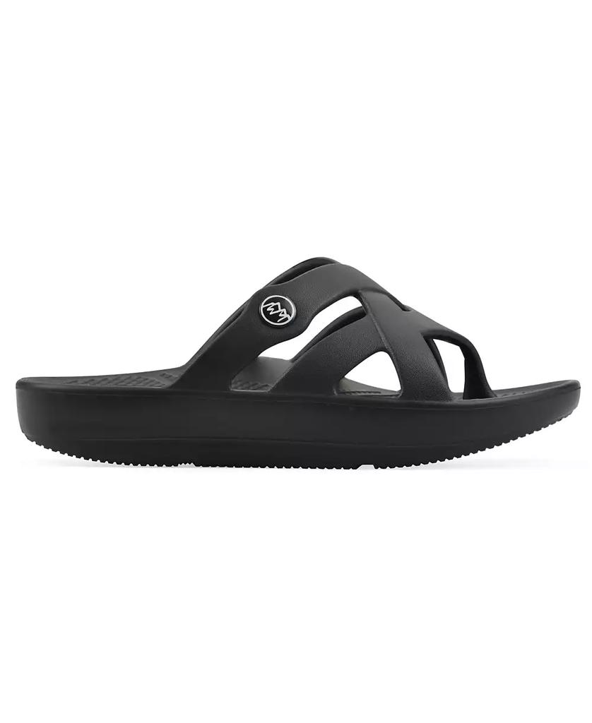 White Mountain Women's Rip Round Toe Flat Sandals