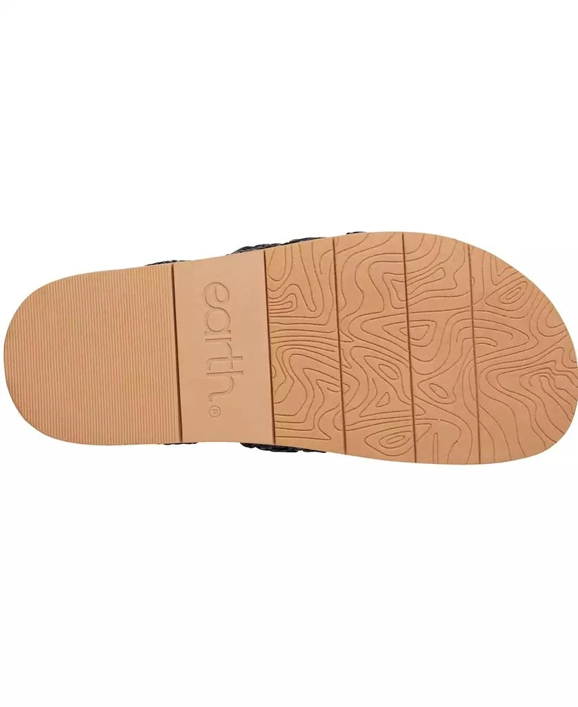 Earth Women's Flurry Woven Crisscross Flat Sandals 5