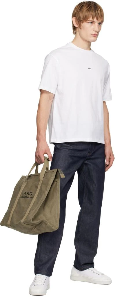 A.P.C. Khaki Recuperation Gym Duffle Bag 4
