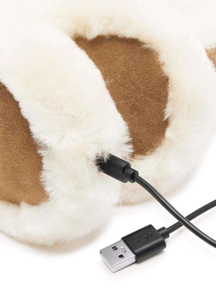UGG Shearling-trimmed suede Bluetooth earmuffs 3